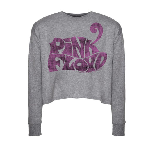 Cheetah Logo Long Sleeve Crop Top