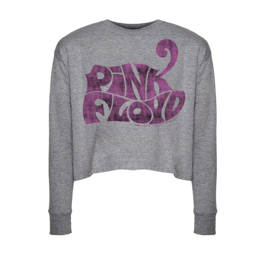 Cheetah Logo Long Sleeve Crop Top