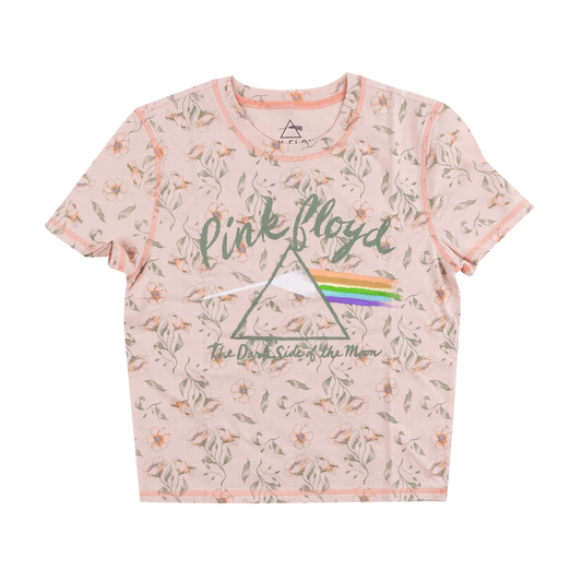 Pink Floyd Ditsy Floral Juniors T-shirt