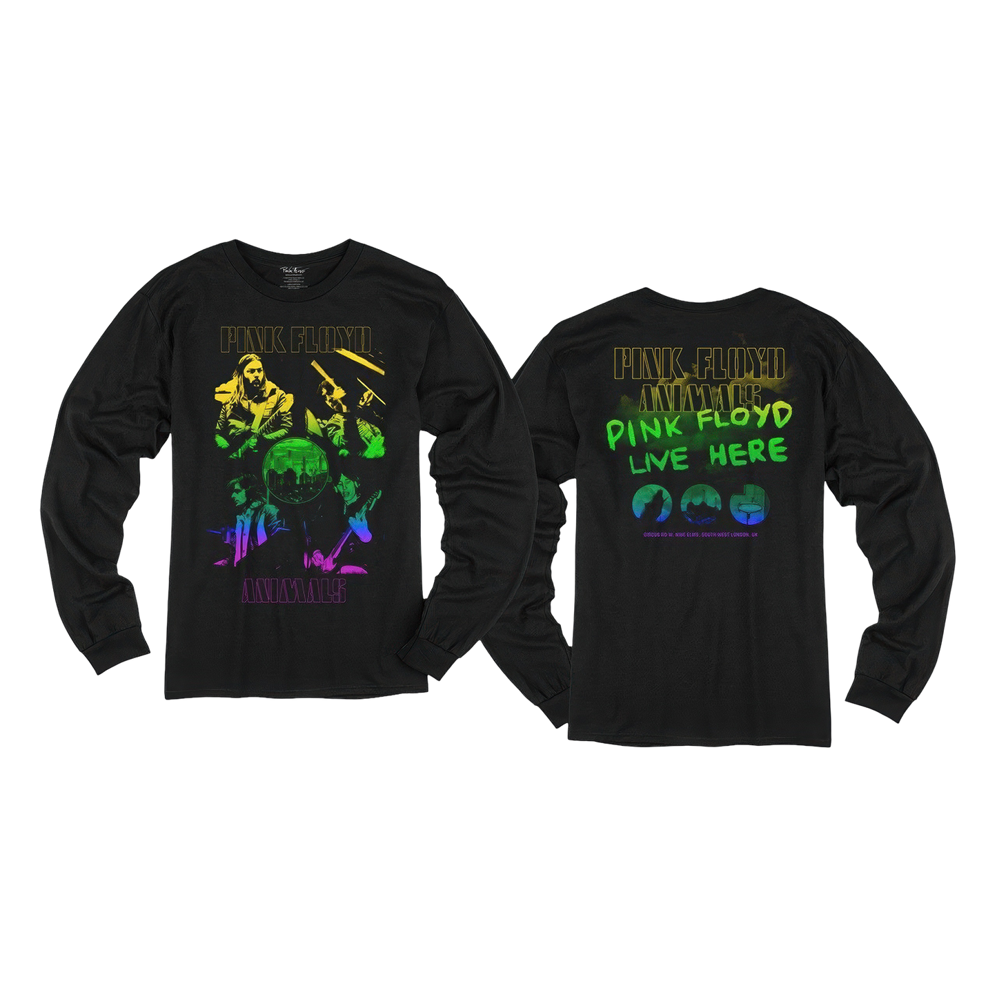 Pink Floyd Animals Live Here Long Sleeve T-shirt