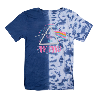 Pink Floyd 1973 World Tour Half Tie Dye T-shirt