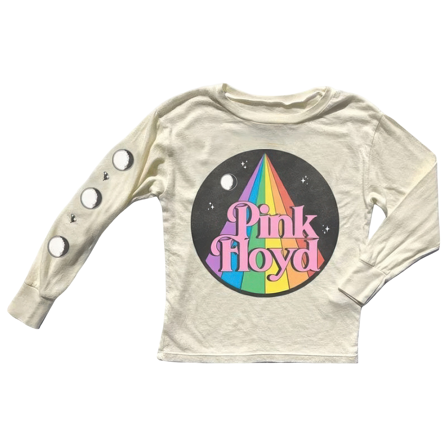 Pink Floyd Rainbow Long Sleeve Kids Tee