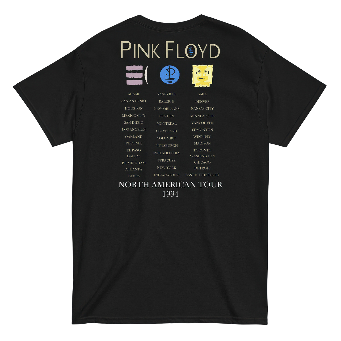 Pink Floyd Division Bell 1994 Tour Metal Heads T-Shirt