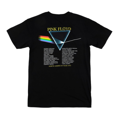 Dark Side of the Moon North America Tour 1973 Double Sided T-Shirt