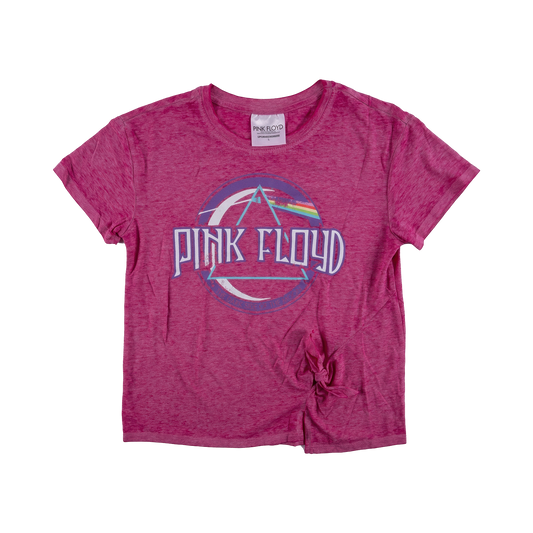 Pink Floyd Hot Pink Girls Dark Side of the Moon Tie T