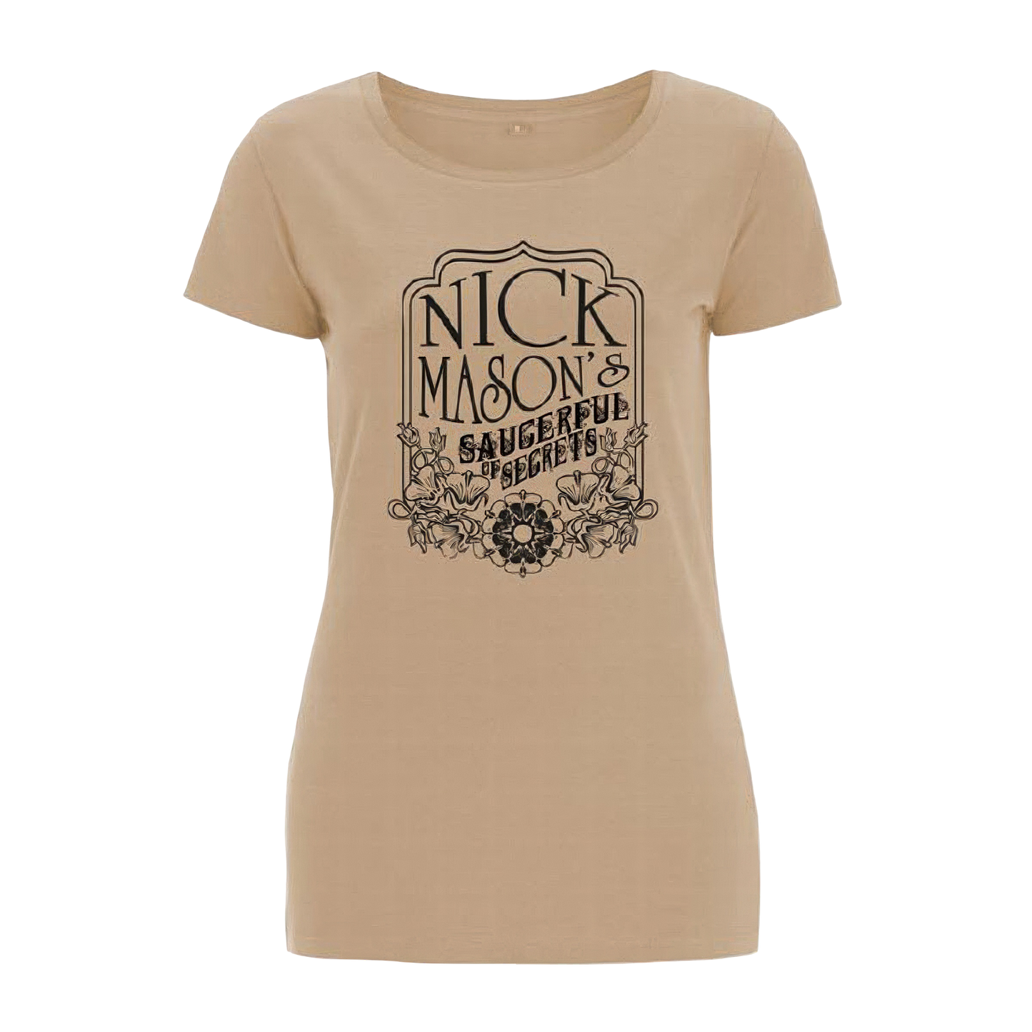 Nick Mason's Saucerful Of Secrets Tour Ladies Tan T-Shirt
