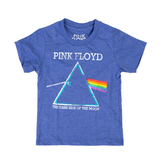 Pink Floyd The Dark Side of the Moon Heather Blue Kids T-Shirt