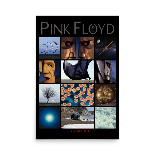 The Division Bell Collage Poster