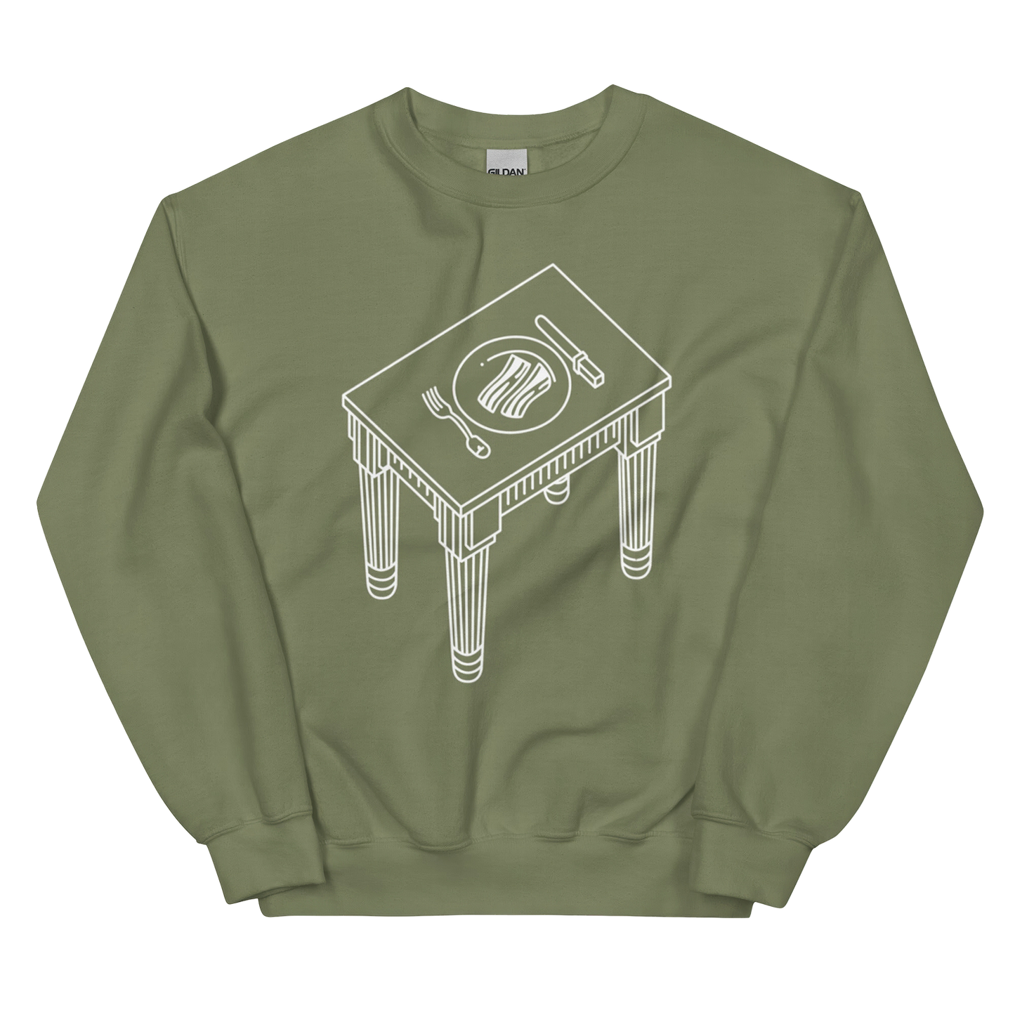 Pink Floyd Animals Bacon On The Table Crewneck Sweatshirt