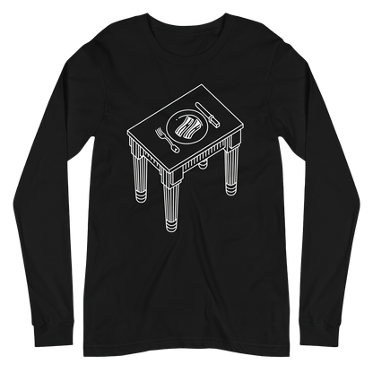 Pink Floyd Animals Bacon On The Table Long Sleeve Shirt
