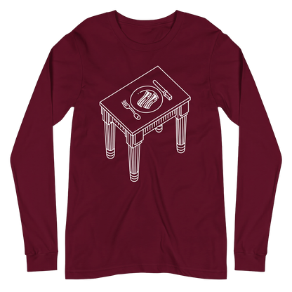 Pink Floyd Animals Bacon On The Table Long Sleeve Shirt
